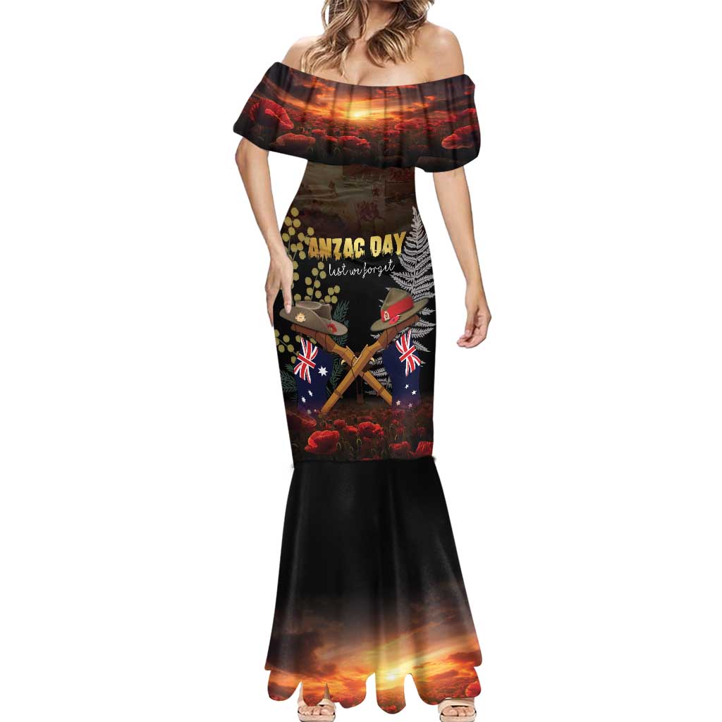 Australia - New Zealand ANZAC Mermaid Dress Gallipoli ANZAC Cove Landing