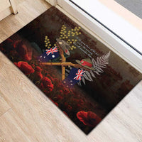 Australia - New Zealand ANZAC Rubber Doormat Gallipoli ANZAC Cove Landing LT7 - Polynesian Pride