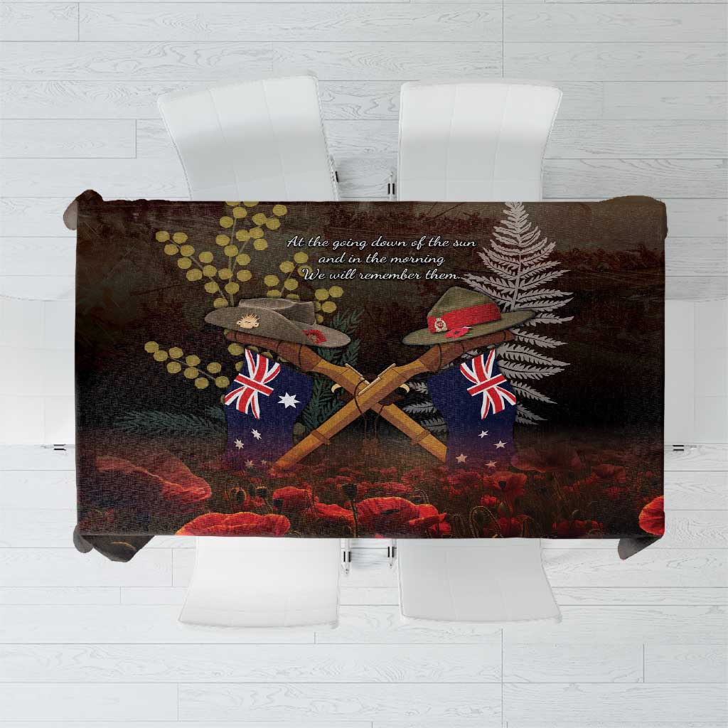 Australia - New Zealand ANZAC Tablecloth Gallipoli ANZAC Cove Landing