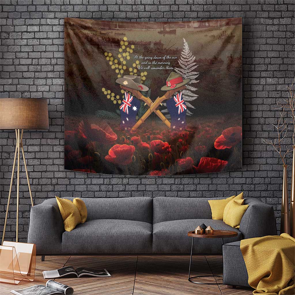 Australia - New Zealand ANZAC Tapestry Gallipoli ANZAC Cove Landing