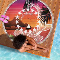 Kia Orana Cook Islands Beach Blanket Sunset Dream LT7 - Polynesian Pride