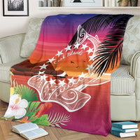 Kia Orana Cook Islands Blanket Sunset Dream LT7 - Polynesian Pride
