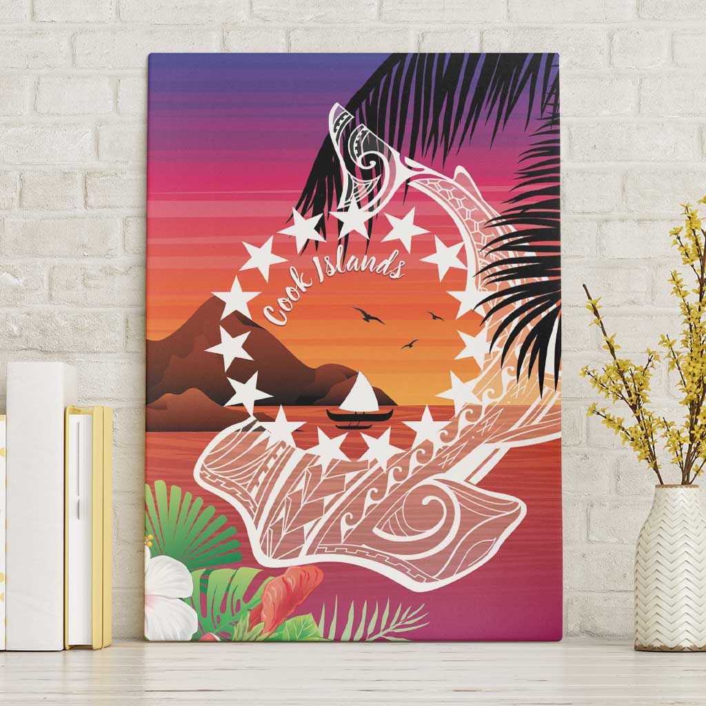 Kia Orana Cook Islands Canvas Wall Art Sunset Dream LT7 Without Frame Art - Polynesian Pride