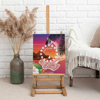Kia Orana Cook Islands Canvas Wall Art Sunset Dream LT7 - Polynesian Pride