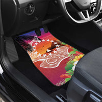 Kia Orana Cook Islands Car Mats Sunset Dream LT7 - Polynesian Pride
