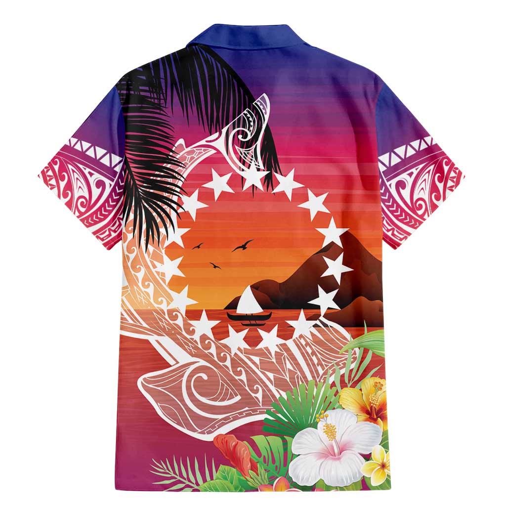 Kia Orana Cook Islands Family Matching Mermaid Dress and Hawaiian Shirt Sunset Dream