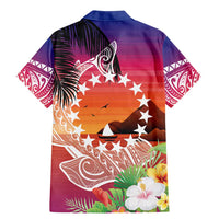 Kia Orana Cook Islands Family Matching Mermaid Dress and Hawaiian Shirt Sunset Dream