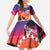 Kia Orana Cook Islands Family Matching Puletasi and Hawaiian Shirt Sunset Dream