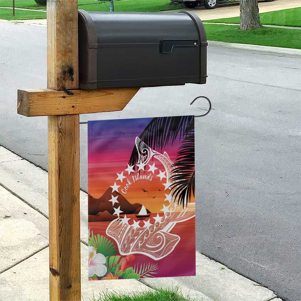Kia Orana Cook Islands Garden Flag Sunset Dream LT7 - Polynesian Pride