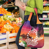 Kia Orana Cook Islands Grocery Bag Sunset Dream LT7 - Polynesian Pride
