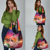 Kia Orana Cook Islands Grocery Bag Sunset Dream LT7 - Polynesian Pride