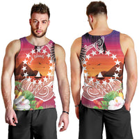 Kia Orana Cook Islands Men Tank Top Sunset Dream LT7 - Polynesian Pride
