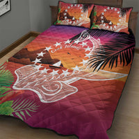 Kia Orana Cook Islands Quilt Bed Set Sunset Dream LT7 - Polynesian Pride