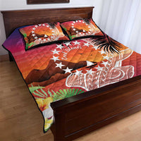Kia Orana Cook Islands Quilt Bed Set Sunset Dream LT7 - Polynesian Pride
