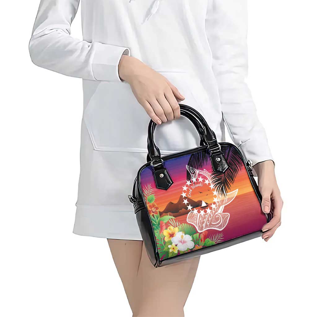 Kia Orana Cook Islands Shoulder Handbag Sunset Dream