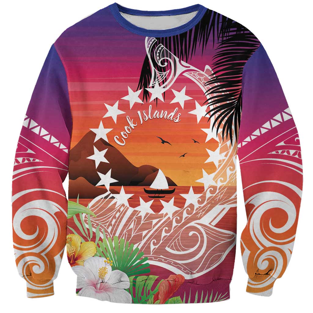 Kia Orana Cook Islands Sweatshirt Sunset Dream