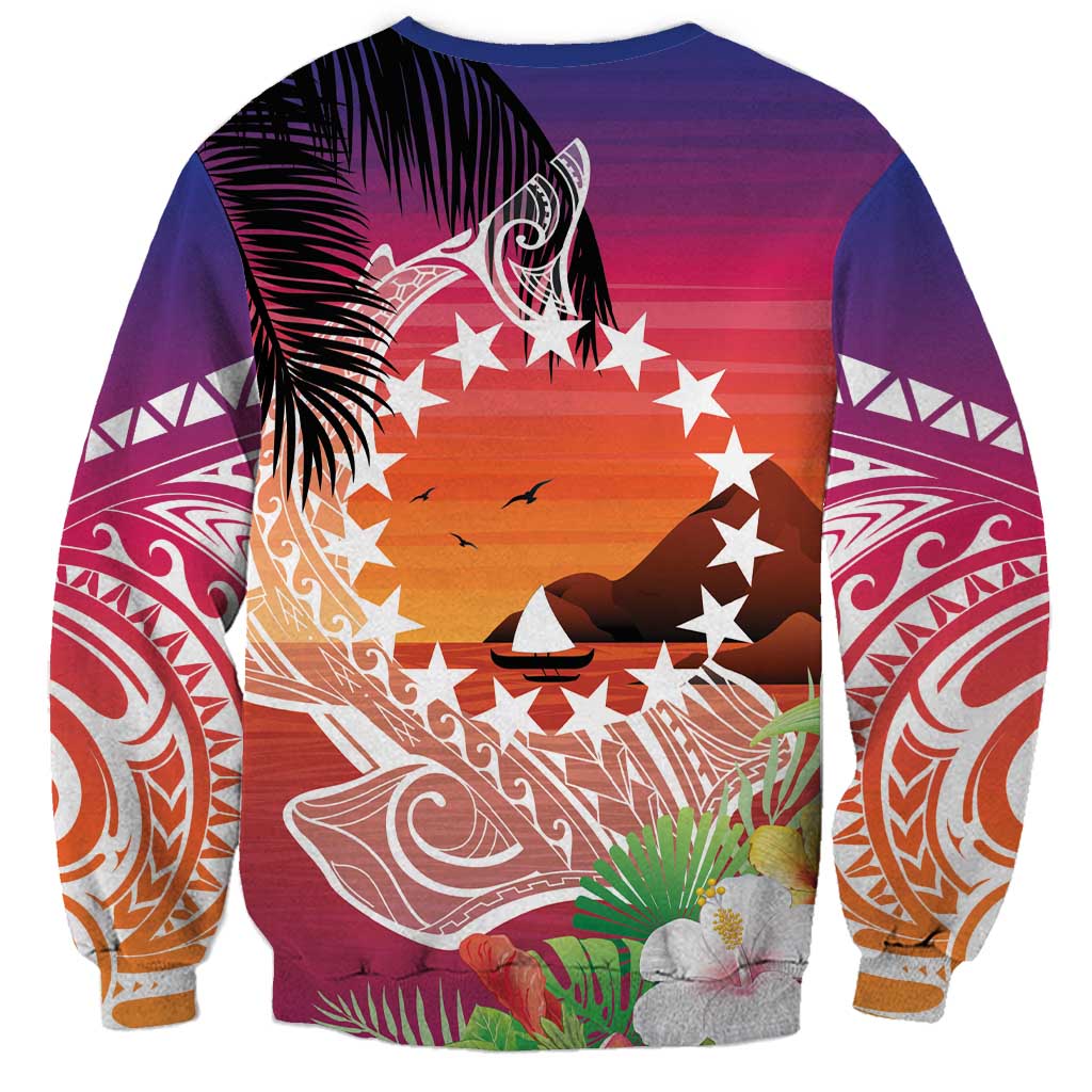 Kia Orana Cook Islands Sweatshirt Sunset Dream