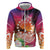 Kia Orana Cook Islands Zip Hoodie Sunset Dream