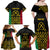 Vanuatu Indipendens Dei Family Matching Off Shoulder Maxi Dress and Hawaiian Shirt Tribal Sand Drawing