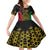 Vanuatu Indipendens Dei Family Matching Short Sleeve Bodycon Dress and Hawaiian Shirt Tribal Sand Drawing