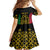 Vanuatu Indipendens Dei Family Matching Short Sleeve Bodycon Dress and Hawaiian Shirt Tribal Sand Drawing