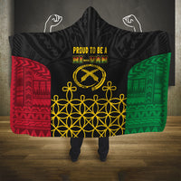 Vanuatu Indipendens Dei Hooded Blanket Tribal Sand Drawing LT7 One Size Colorful - Polynesian Pride