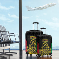 Vanuatu Indipendens Dei Luggage Cover Tribal Sand Drawing