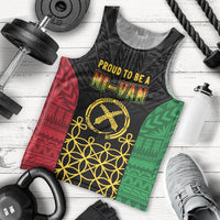 Vanuatu Indipendens Dei Men Tank Top Tribal Sand Drawing LT7 - Polynesian Pride