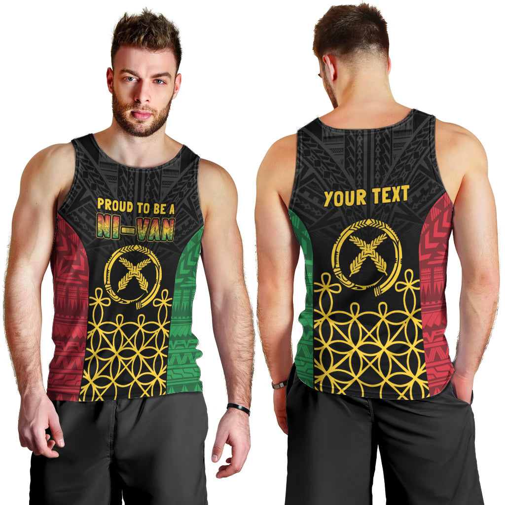 Vanuatu Indipendens Dei Men Tank Top Tribal Sand Drawing LT7 - Polynesian Pride