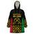 Vanuatu Indipendens Dei Wearable Blanket Hoodie Tribal Sand Drawing