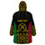 Vanuatu Indipendens Dei Wearable Blanket Hoodie Tribal Sand Drawing