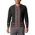 Maori Taniko Patterns Button Sweatshirt Brown Niho Taniwha Mix Paatiki Motifs
