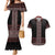 Maori Taniko Patterns Couples Matching Mermaid Dress and Hawaiian Shirt Brown Niho Taniwha Mix Paatiki Motifs