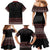 Maori Taniko Patterns Family Matching Mermaid Dress and Hawaiian Shirt Brown Niho Taniwha Mix Paatiki Motifs