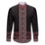 Maori Taniko Patterns Family Matching Puletasi and Hawaiian Shirt Brown Niho Taniwha Mix Paatiki Motifs