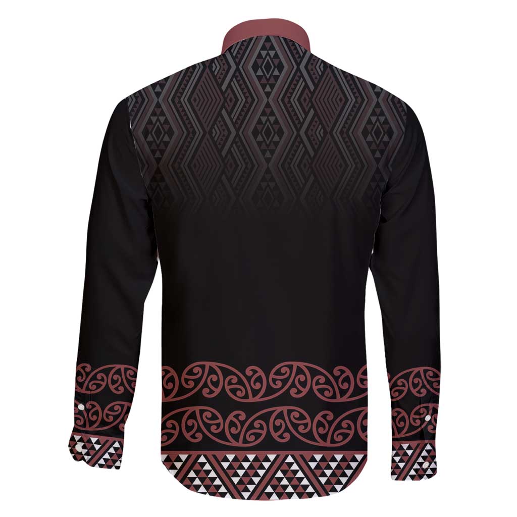 Maori Taniko Patterns Family Matching Short Sleeve Bodycon Dress and Hawaiian Shirt Brown Niho Taniwha Mix Paatiki Motifs