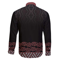 Maori Taniko Patterns Family Matching Short Sleeve Bodycon Dress and Hawaiian Shirt Brown Niho Taniwha Mix Paatiki Motifs