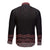 Maori Taniko Patterns Long Sleeve Button Shirt Brown Niho Taniwha Mix Paatiki Motifs