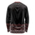 Maori Taniko Patterns Long Sleeve Shirt Brown Niho Taniwha Mix Paatiki Motifs