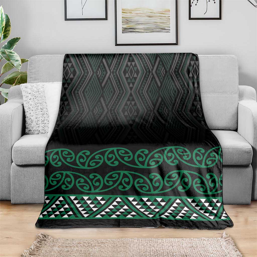 Maori Taniko Patterns Blanket Pounamu Niho Taniwha Mix Paatiki Motifs LT7 - Polynesian Pride