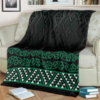 Maori Taniko Patterns Blanket Pounamu Niho Taniwha Mix Paatiki Motifs LT7 - Polynesian Pride