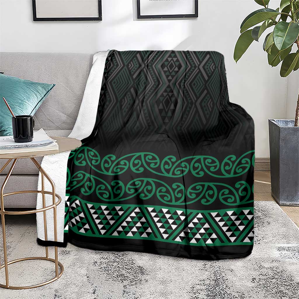 Maori Taniko Patterns Blanket Pounamu Niho Taniwha Mix Paatiki Motifs LT7 - Polynesian Pride