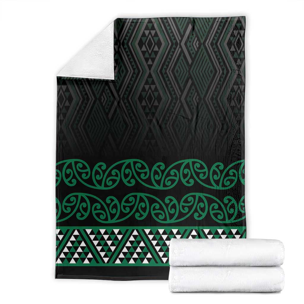 Maori Taniko Patterns Blanket Pounamu Niho Taniwha Mix Paatiki Motifs LT7 - Polynesian Pride
