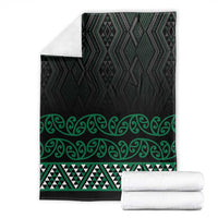 Maori Taniko Patterns Blanket Pounamu Niho Taniwha Mix Paatiki Motifs LT7 - Polynesian Pride