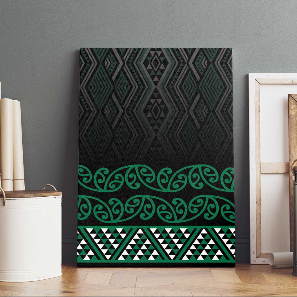 Maori Taniko Patterns Canvas Wall Art Pounamu Niho Taniwha Mix Paatiki Motifs LT7 - Polynesian Pride