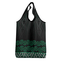 Maori Taniko Patterns Grocery Bag Pounamu Niho Taniwha Mix Paatiki Motifs LT7 - Polynesian Pride
