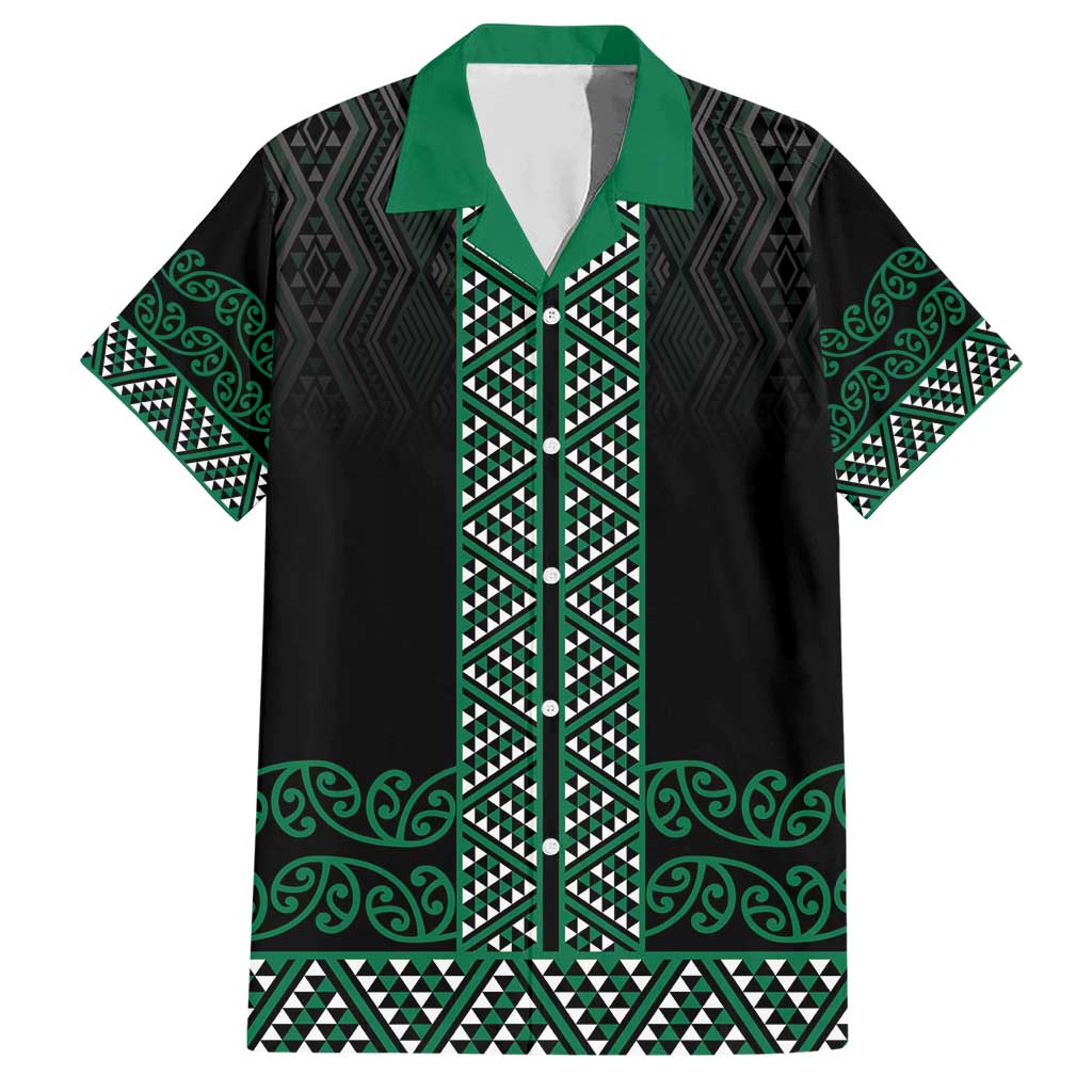 Maori Taniko Patterns Hawaiian Shirt Pounamu Niho Taniwha Mix Paatiki Motifs