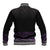 Maori Taniko Patterns Baseball Jacket Purple Niho Taniwha Mix Paatiki Motifs