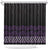 Maori Taniko Patterns Shower Curtain Purple Niho Taniwha Mix Paatiki Motifs