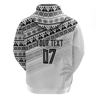 Fiji Rugby Custom Kaiviti Masi Hoodie Black - Polynesian Pride
